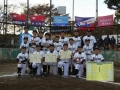 東京23区少年軟式野球大会に参戦した 北原少年野球クラブ、高学年で準優勝